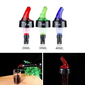 20/30/40ml Measure Flow Pourer Liquor Spirit Nip Wine Cocktail Dispenser Tool