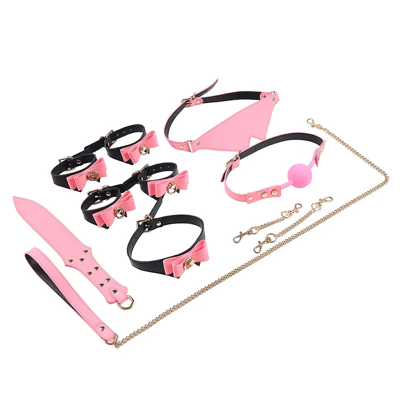 7 Piece Fluorescence Slave Love Kit | Pink