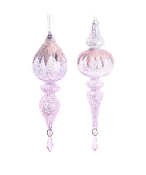 8" Winter Fantasy Pink Icicle Ornament