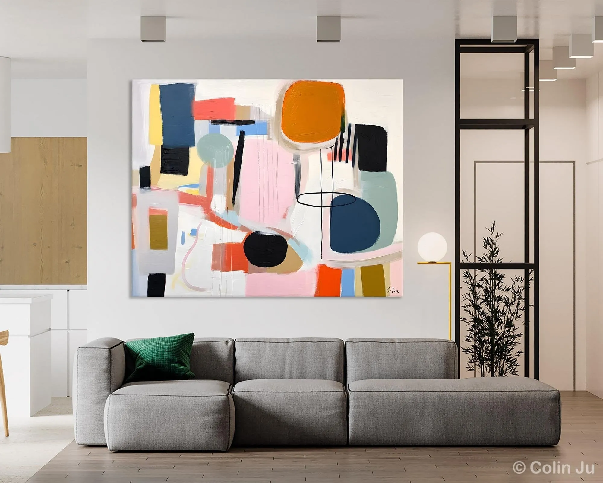 Abstract Canvas Paintings, Extra Large Canvas Painting for Living Room, Original Acrylic Wall Art, Oversized Contemporary Acrylic Paintings