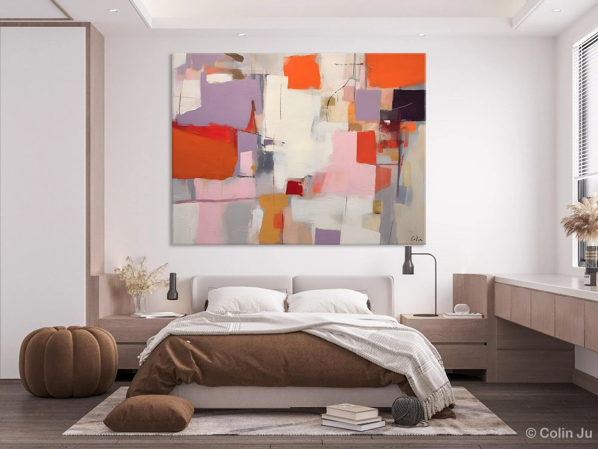 Acrylic Paintings on Canvas, Large Original Abstract Art, Contemporary Acrylic Painting on Canvas, Oversized Modern Abstract Wall Paintings