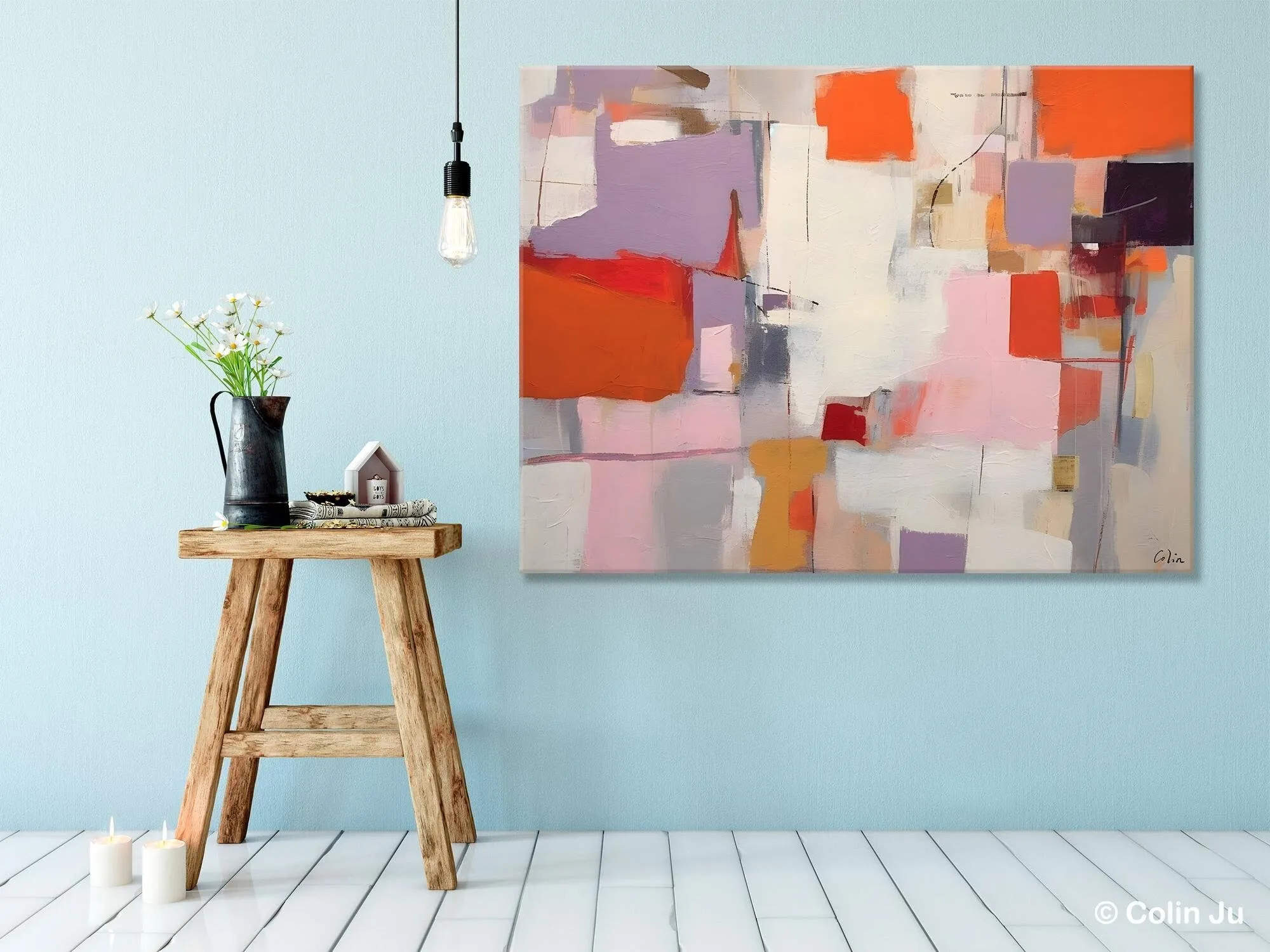 Acrylic Paintings on Canvas, Large Original Abstract Art, Contemporary Acrylic Painting on Canvas, Oversized Modern Abstract Wall Paintings