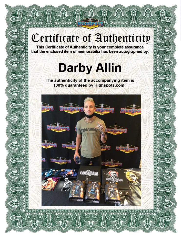 AEW x Dorsey 36"x24" Signed Poster : Darby Allin * Hand Signed *