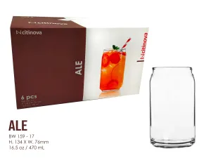 Ale Glassware 6pcs