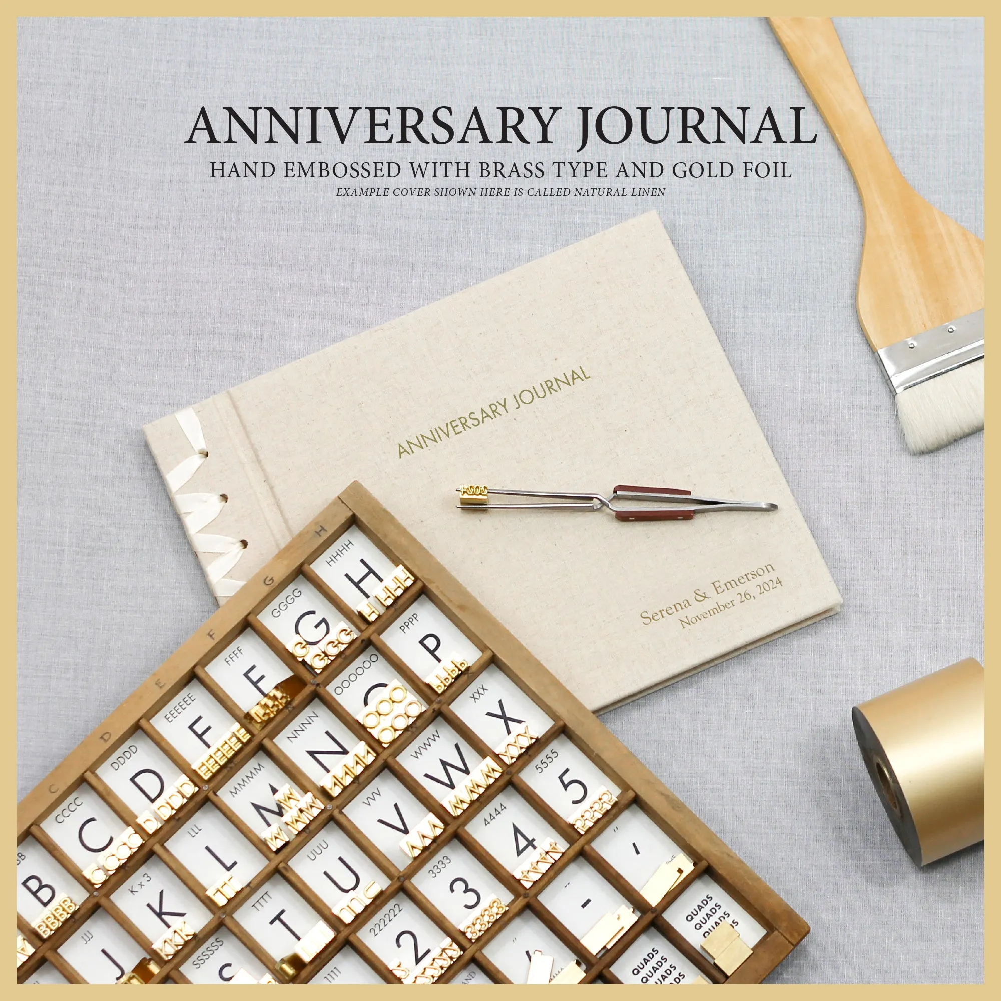 Anniversary Journal | Cover: Pink Silk | Available Personalized