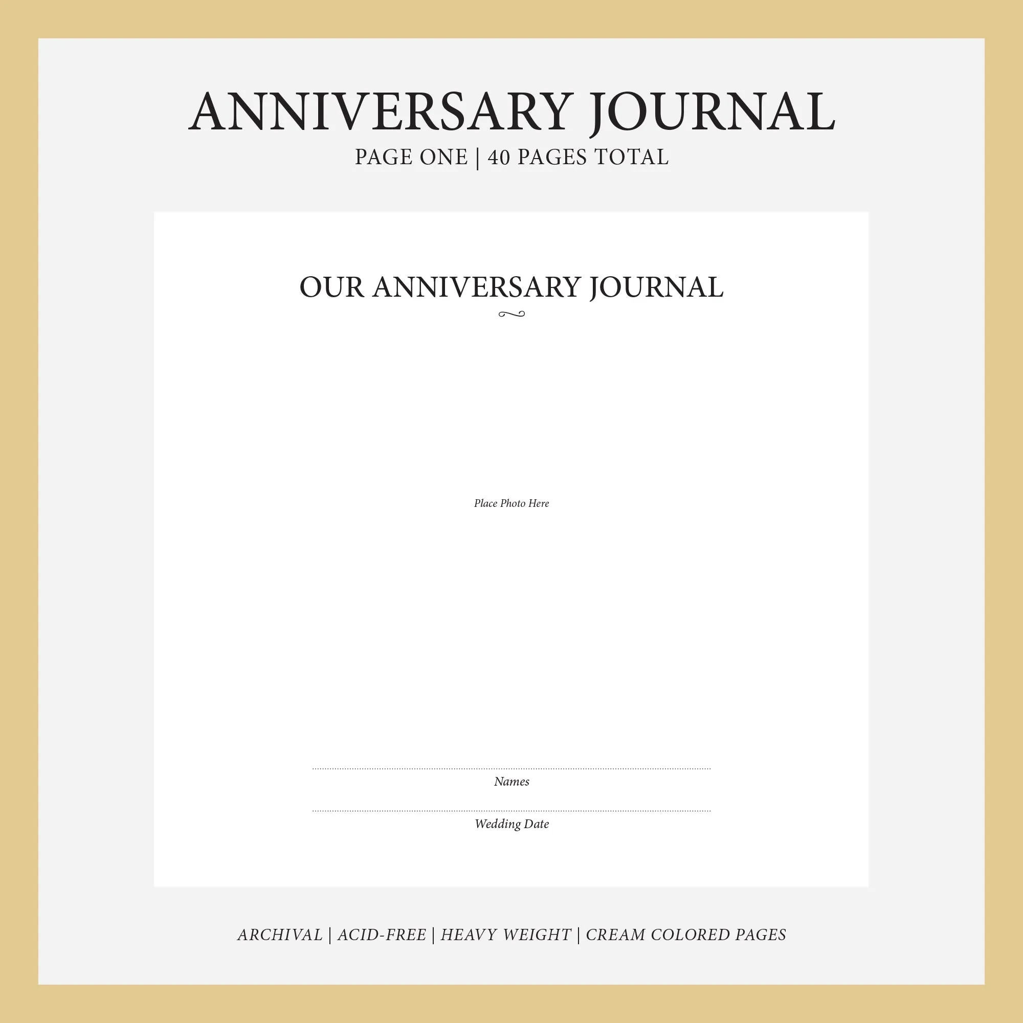 Anniversary Journal | Cover: Pink Silk | Available Personalized