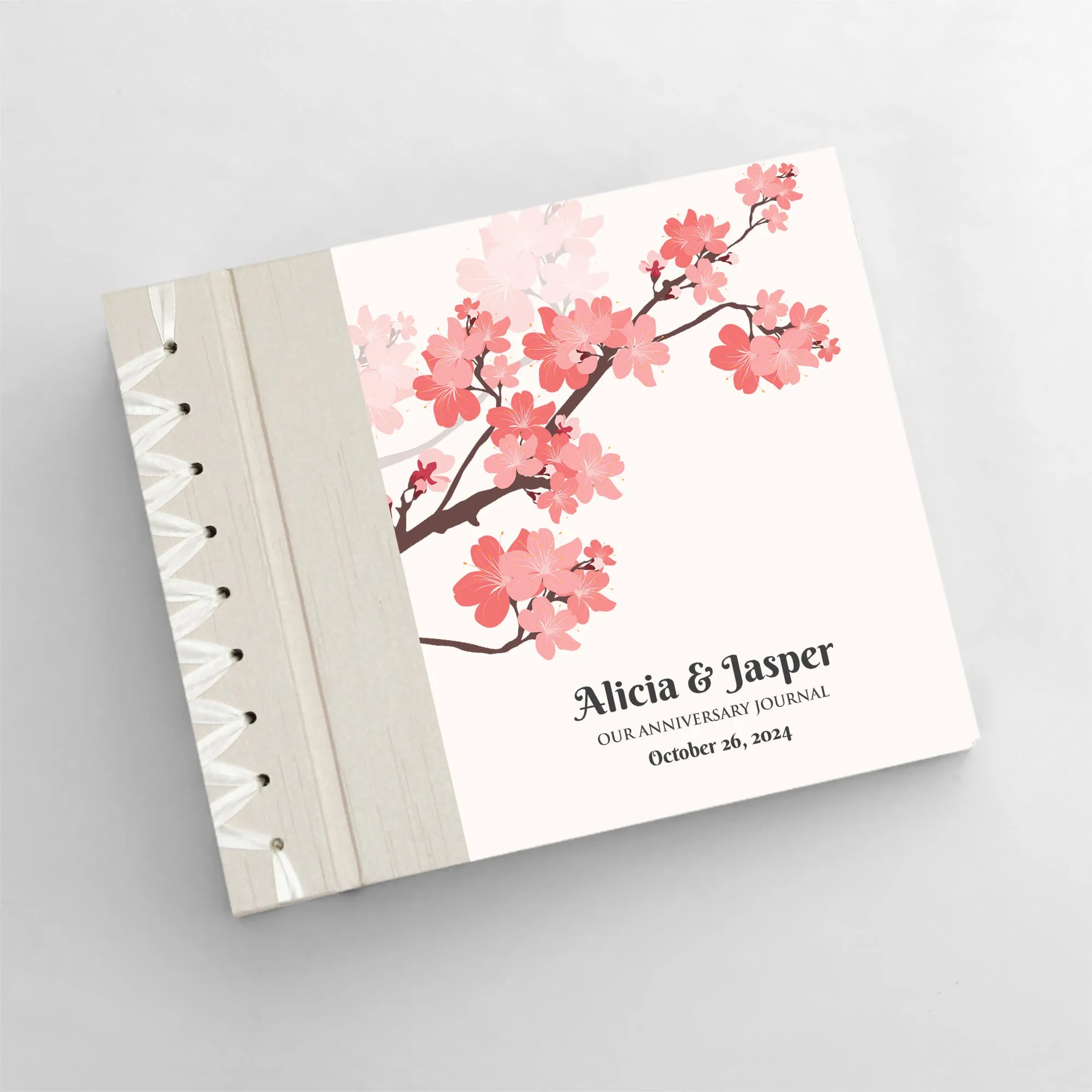 Anniversary Journal | Printed Cover: Cherry Blossom | Available Personalized