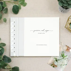 Anniversary Journal | Printed Cover: Ivory Script | Available Personalized