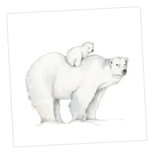 Baby Love Polar Bears Card