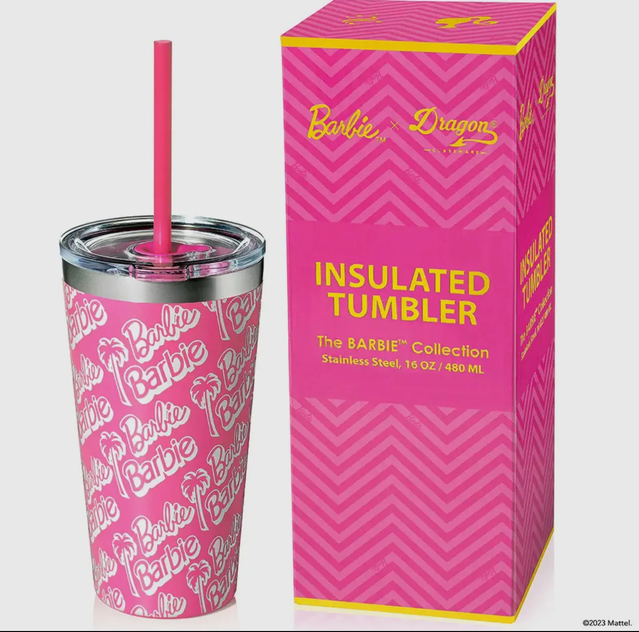 barbie insulated tumbler