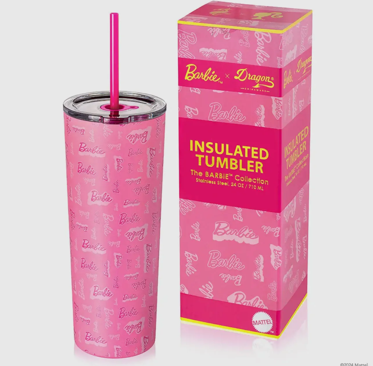 barbie {logo} tumbler