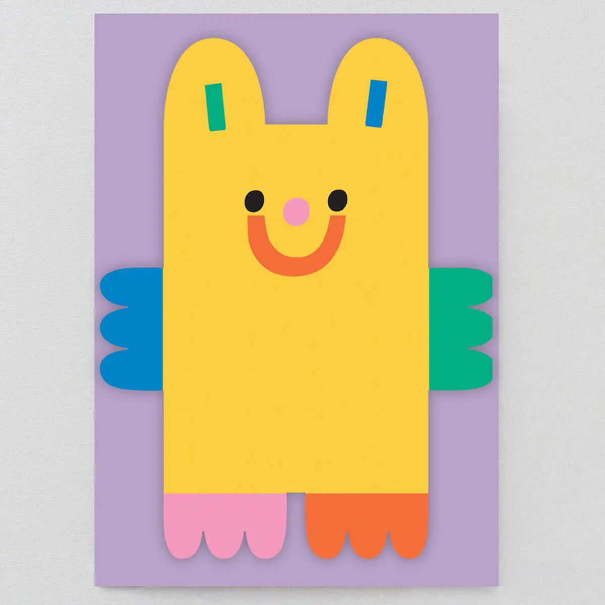 Bear Concertina Greetings Card by Susie Hammer for Wrap