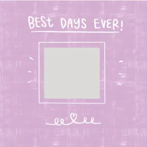 Best Days Ever - Purple - Medium