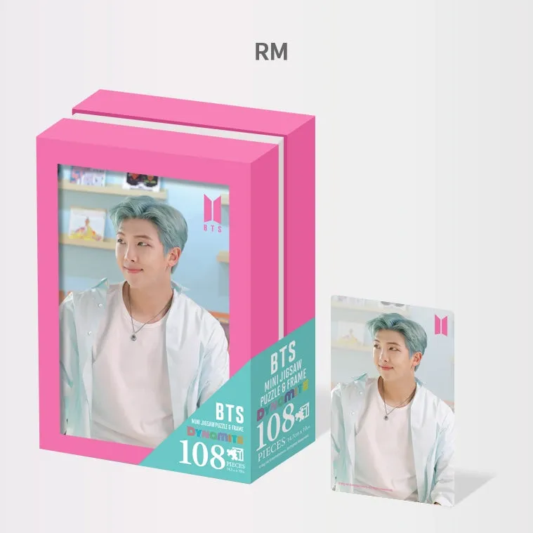 BTS DYNAMITE Frame Jigsaw Puzzle 108 Pieces Kpop Goods Photo V RM Jin Suga J-hope Jimin Jung Kook