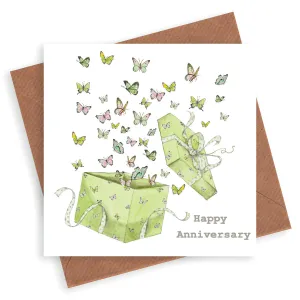 Butterflies Anniversary Card