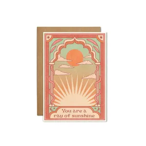 Cai & Jo 'You Are a Ray of Sunshine' Card