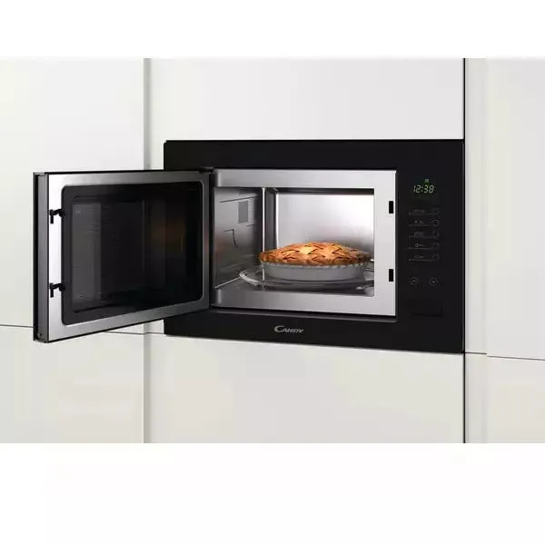 Candy 25L 1000W Frameless Built-In Microwave - Black | MICG25GDFN