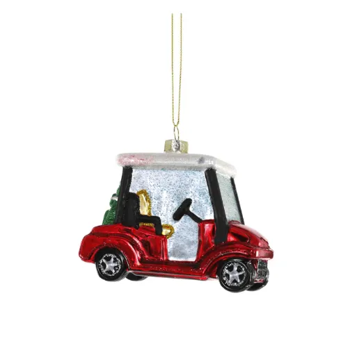 Christmas Golf Cart Ornament