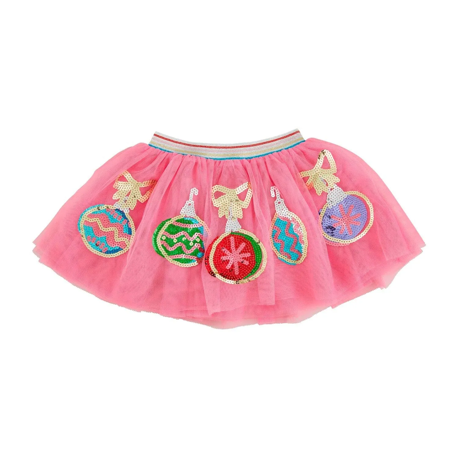 Christmas Sequin Tutu Skirt - Ornaments