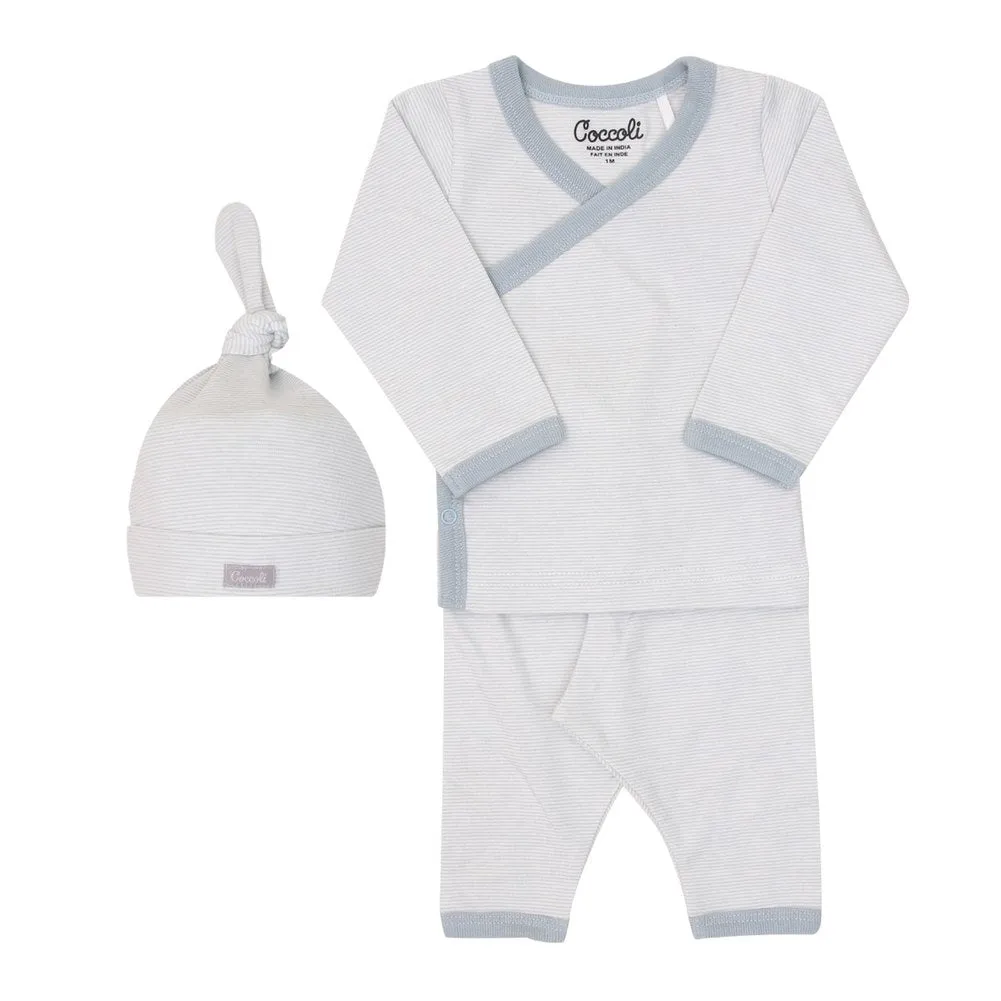 Coccoli Organic Cotton Jersey Take Me Home Layette Set