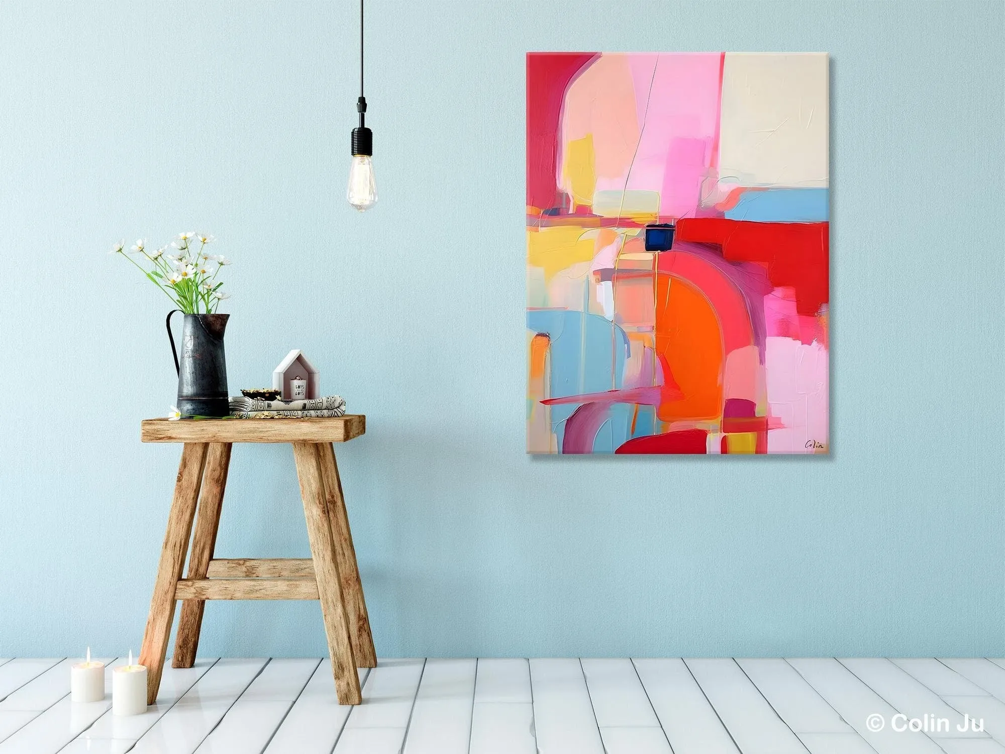 Contemporary Abstract Paintings on Canvas, Oversized Abstract Wall Art Paintings, Large Wall Paintings for Bedroom, Original Abstract Art