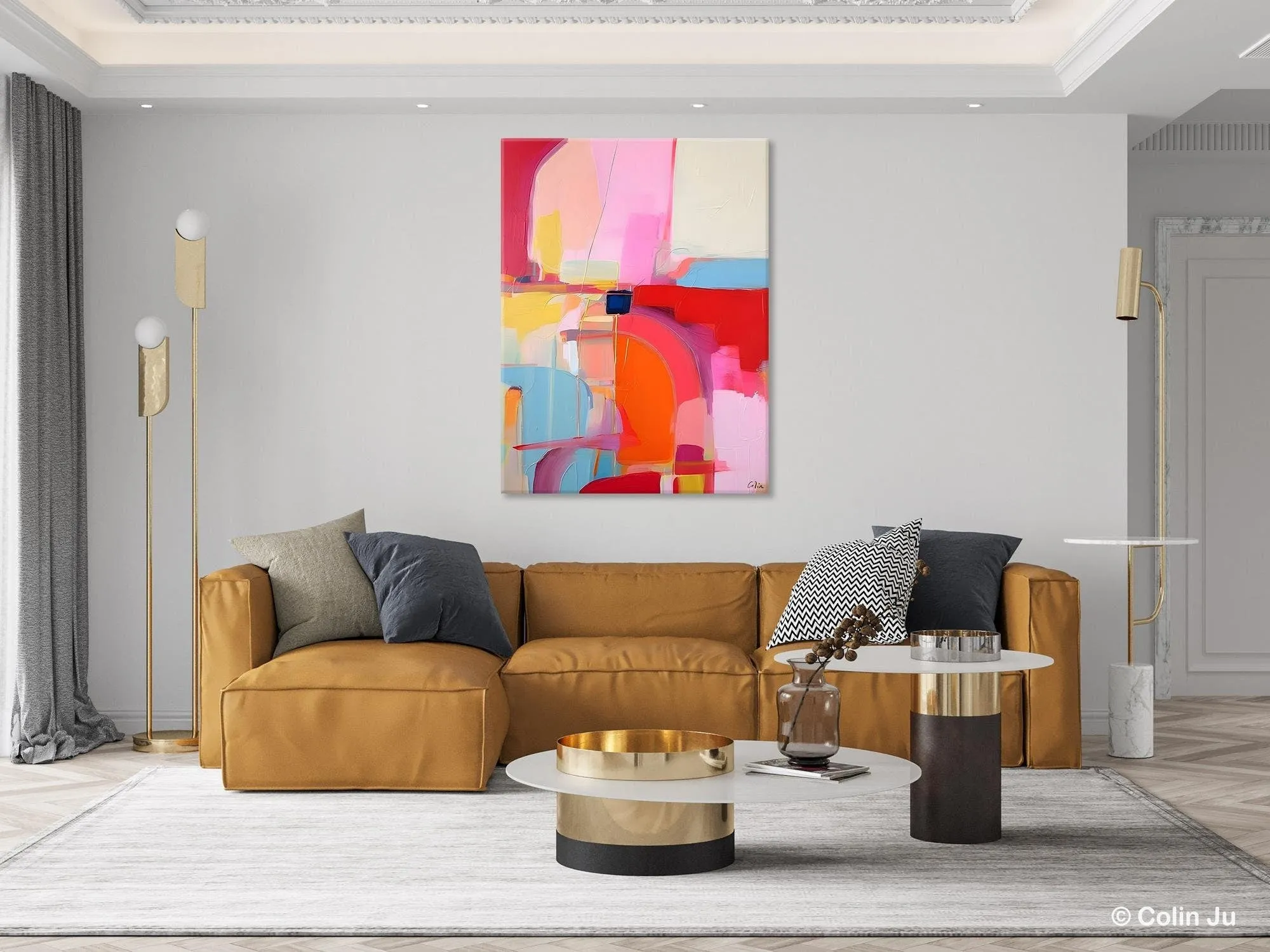 Contemporary Abstract Paintings on Canvas, Oversized Abstract Wall Art Paintings, Large Wall Paintings for Bedroom, Original Abstract Art