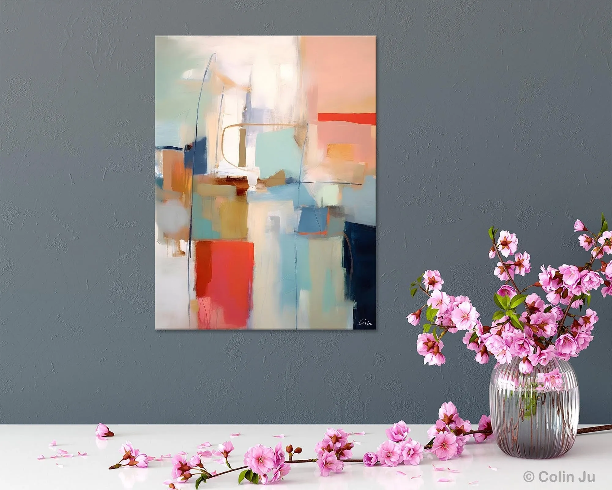 Contemporary Acrylic Painting on Canvas, Large Wall Art Painting for Living Room, Original Canvas Art, Modern Abstract Wall Paintings