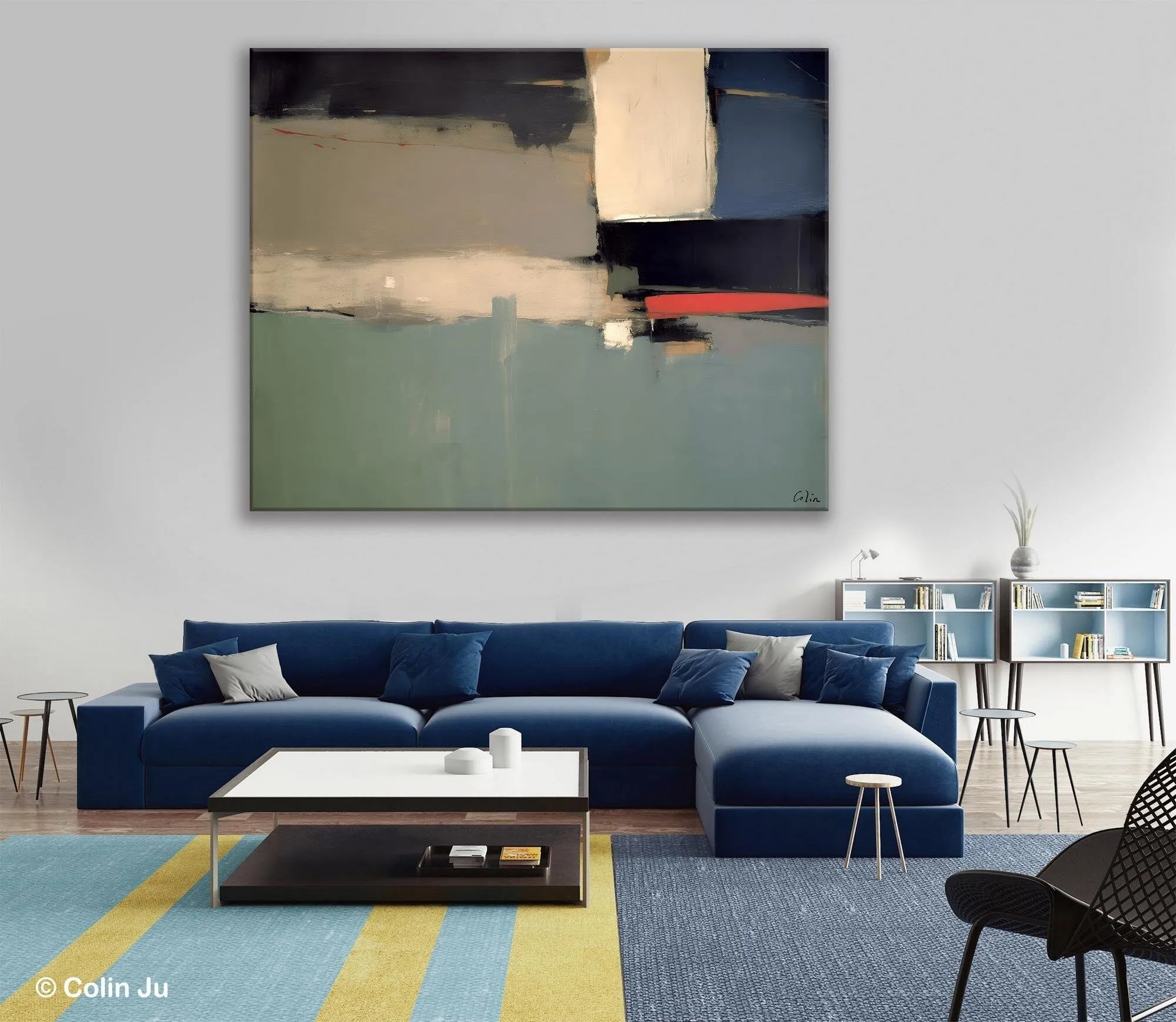 Contemporary Acrylic Paintings, Extra Large Abstract Painting for Living Room, Large Original Abstract Wall Art, Abstract Painting on Canvas