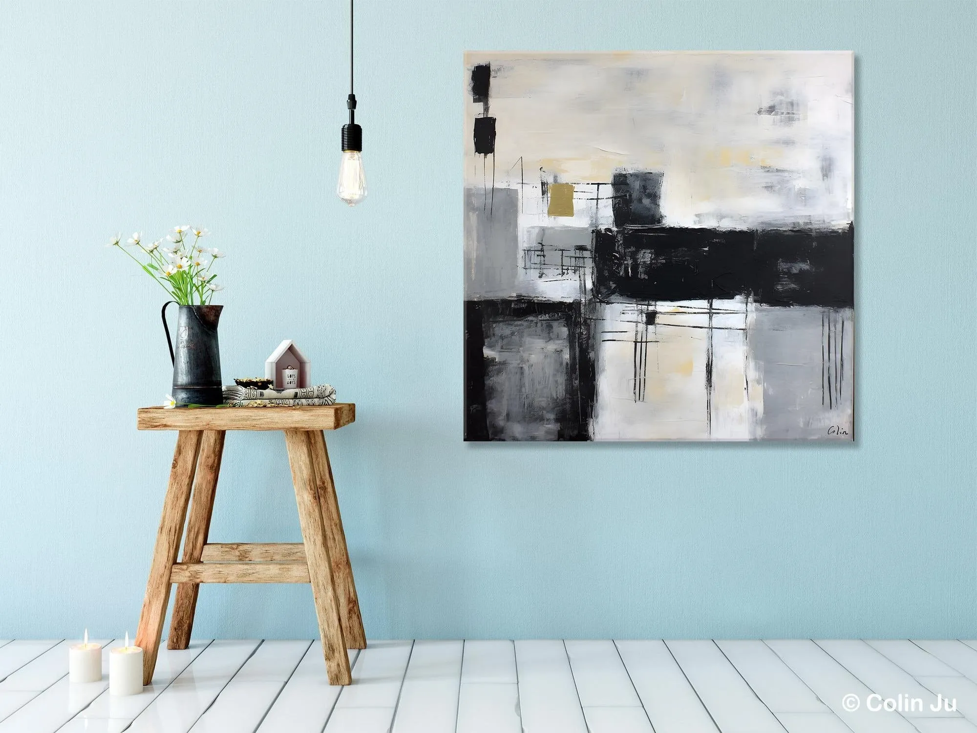 Contemporary Canvas Art for Bedroom, Modern Acrylic Artwork, Original Modern Paintings, Heavy Texture Canvas Art, Large Abstract Paintings