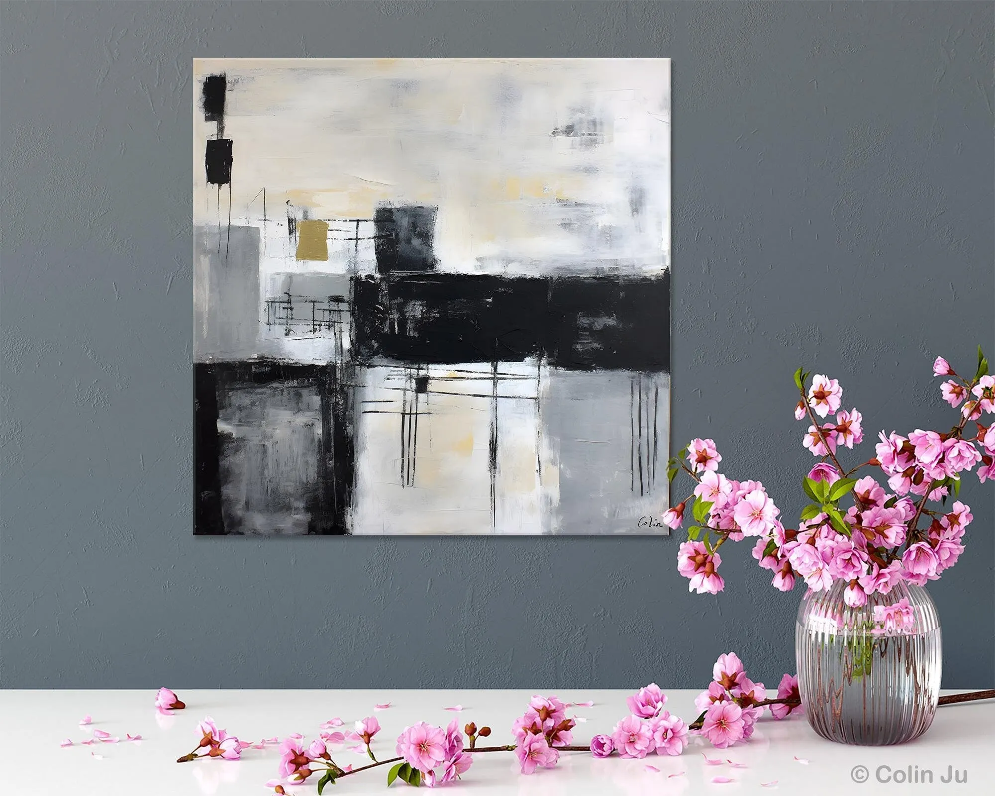 Contemporary Canvas Art for Bedroom, Modern Acrylic Artwork, Original Modern Paintings, Heavy Texture Canvas Art, Large Abstract Paintings