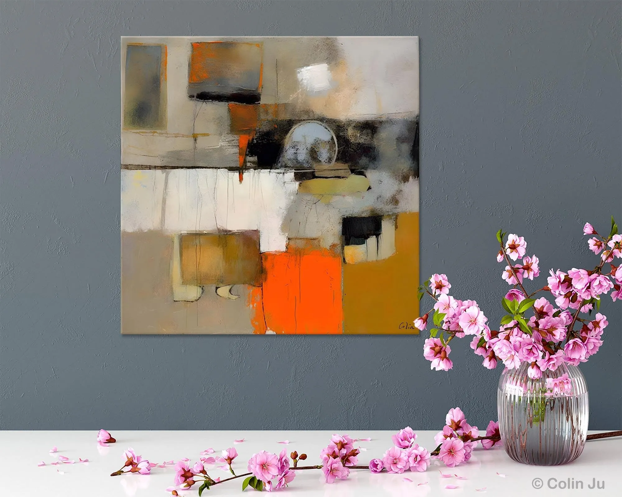 Contemporary Canvas Art, Modern Acrylic Artwork, Buy Art Paintings Online, Original Modern Paintings, Large Abstract Painting for Bedroom