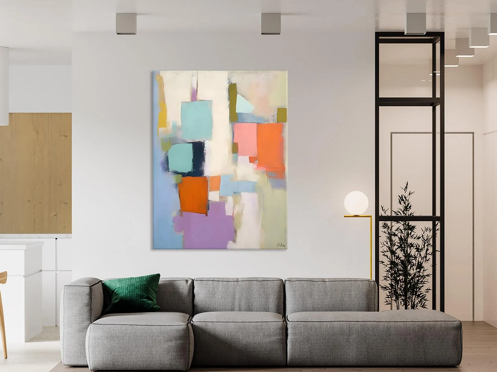 Contemporary Paintings on Canvas, Large Wall Art Painting for Dining Room, Original Abstract Wall Art Painting, Abstract Paintings on Canvas