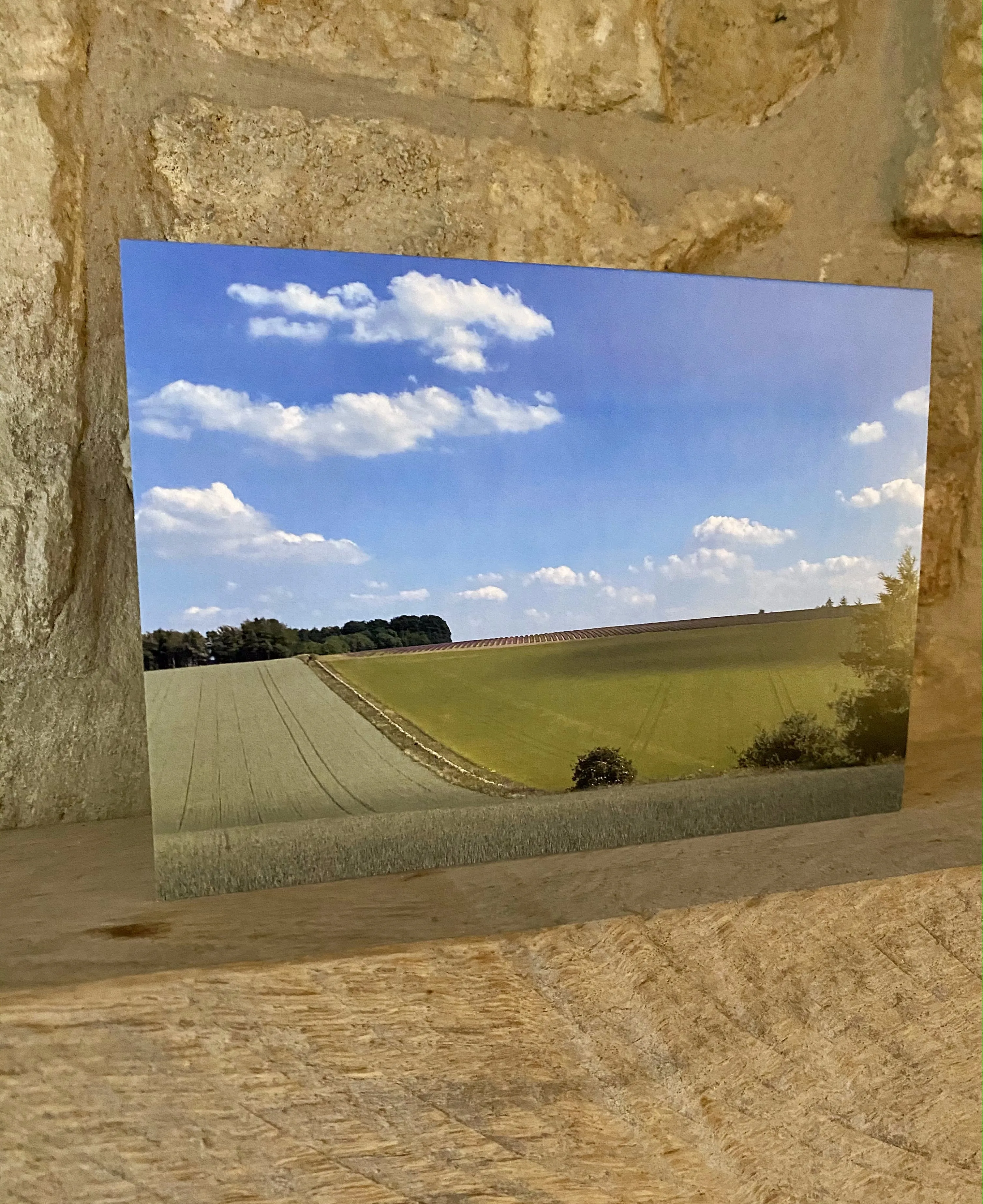 Cotswolds Cards "Field landscape Swell" greetings card