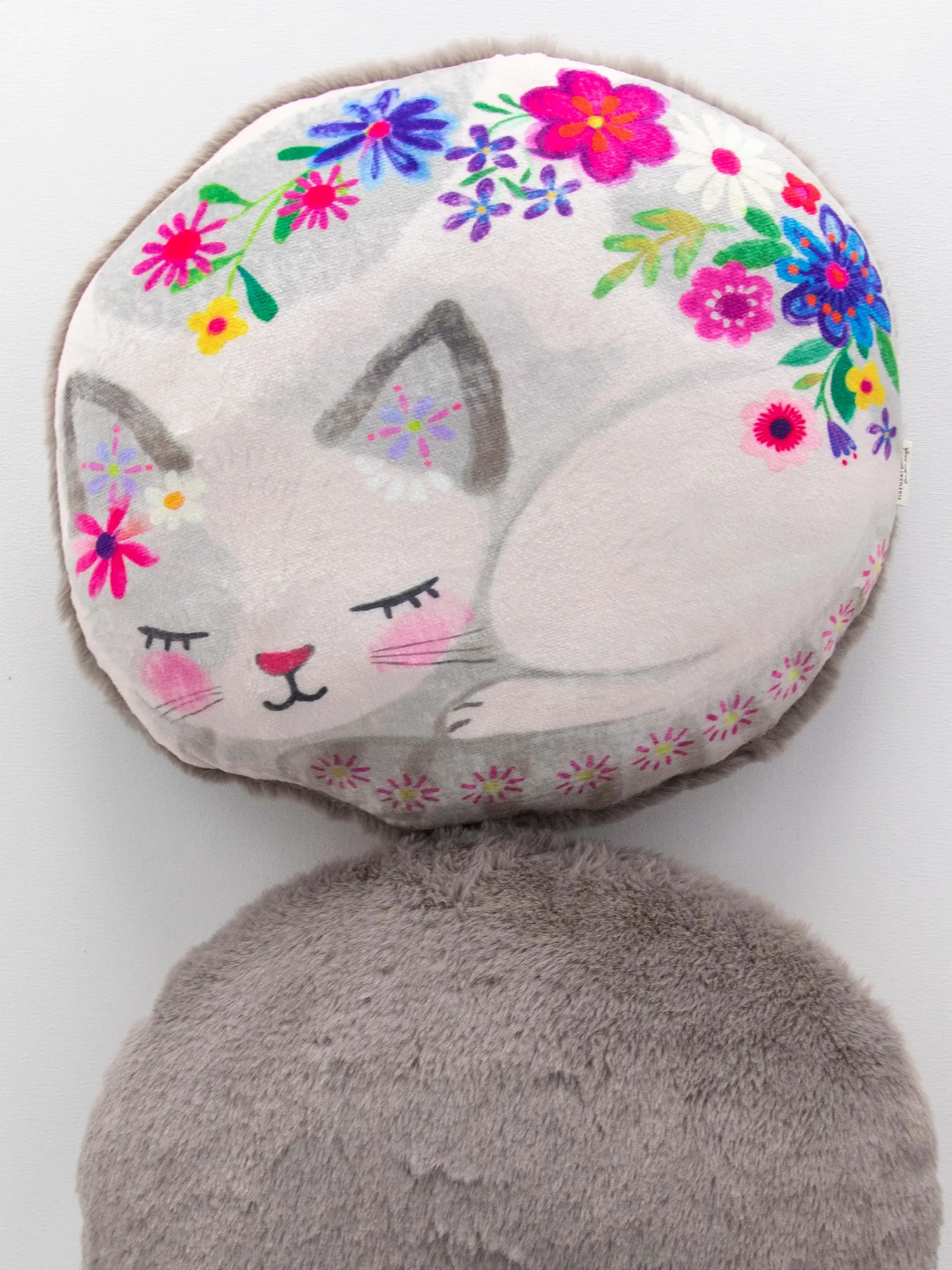 Cozy Weighted Pillow - Cat