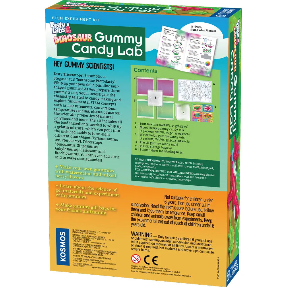 Dinosaur Gummy Candy Lab