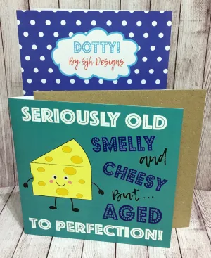 Dotty Card Range - Aged To Perfection Greetings Card