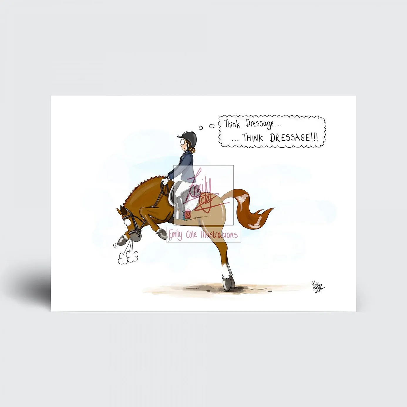 Emily Cole Think Dressage Card