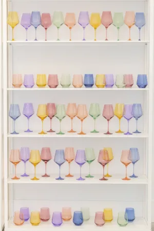 Estelle Colored Glass Stemless Set/2