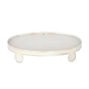 Finial Tray, White