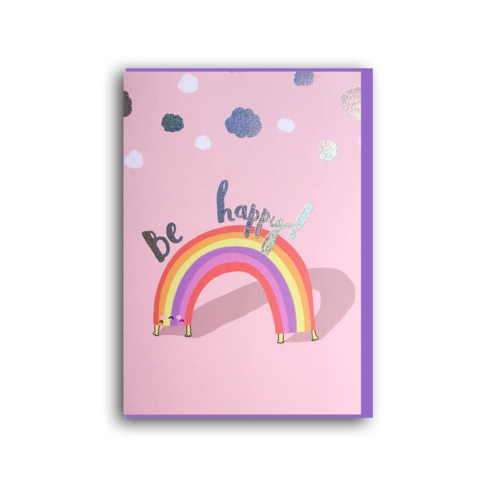 Forever Funny "Be happy!" Greetings card (Anastassia)