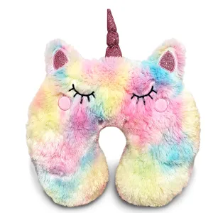 Furry Unicorn Travel Neck Pillows