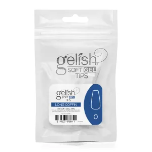 Gelish - Soft Gel Tips - Long Coffin Size 0 50CT Refill