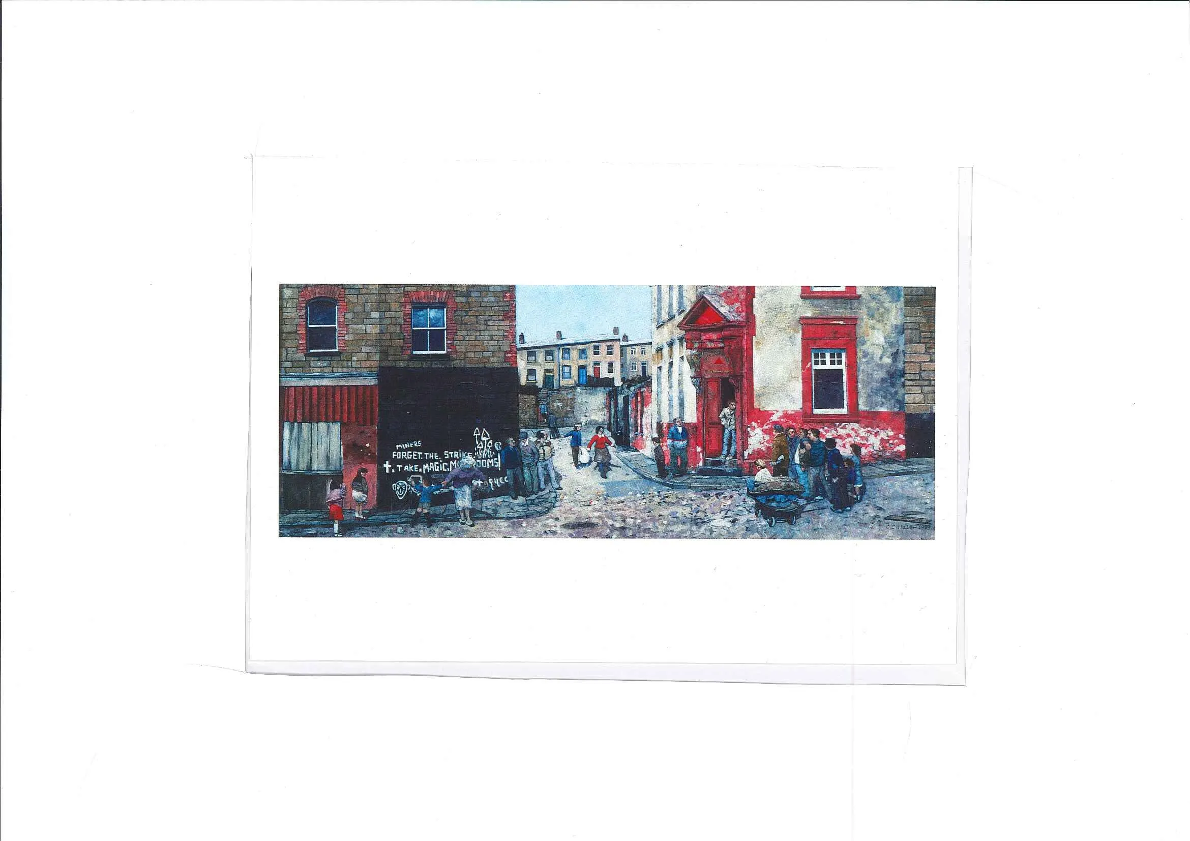 Greetings Card - Caerau