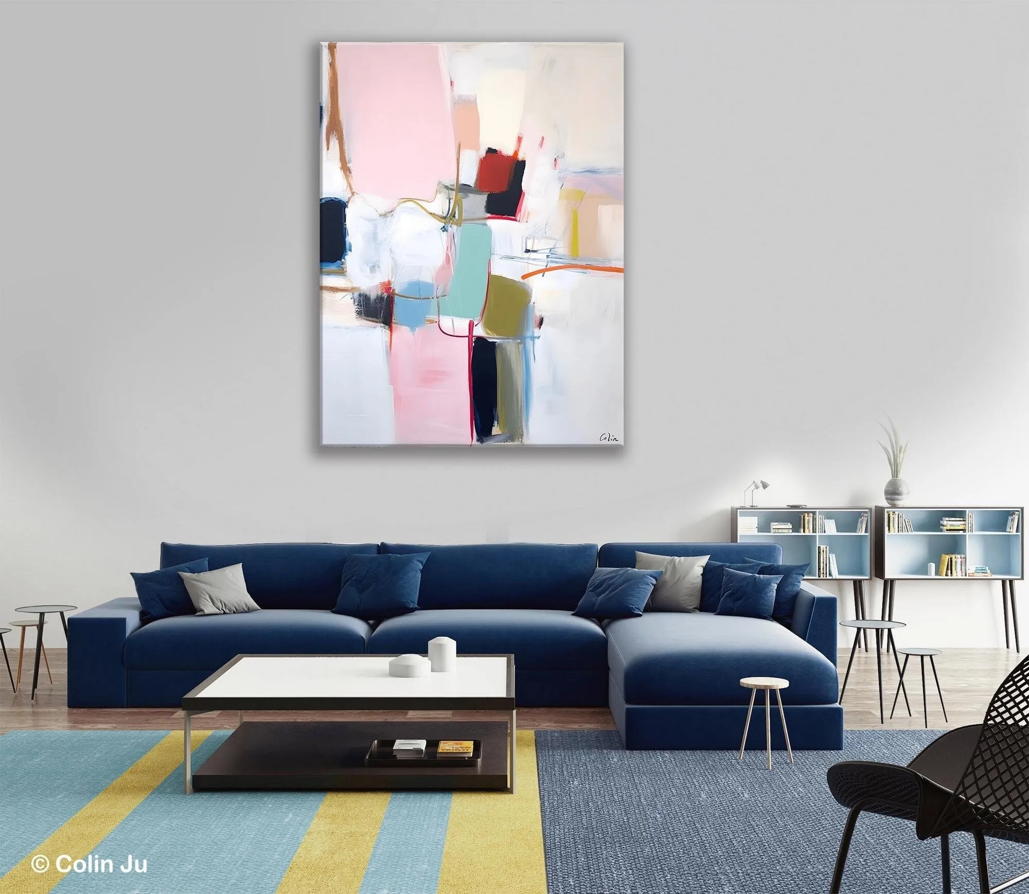 Hand Painted Canvas Art, Modern Paintings, Large Contemporary Wall Art, Extra Large Paintings for Living Room, Original Abstract Painting