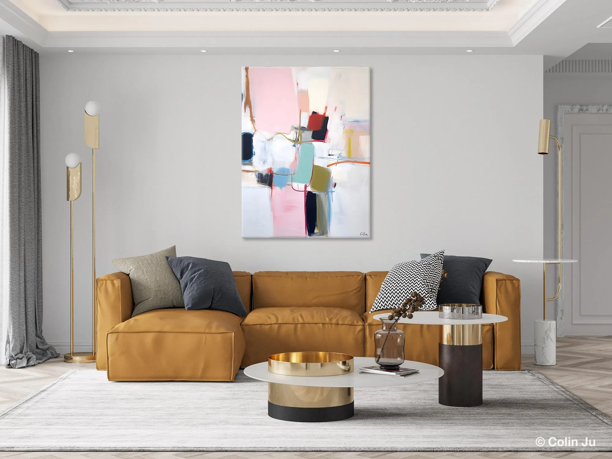 Hand Painted Canvas Art, Modern Paintings, Large Contemporary Wall Art, Extra Large Paintings for Living Room, Original Abstract Painting