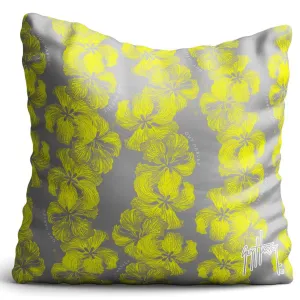 HIBISCUS TAN PILLOW