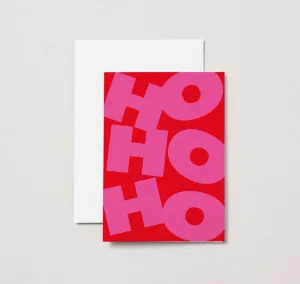 Ho Ho Ho Greeting Card