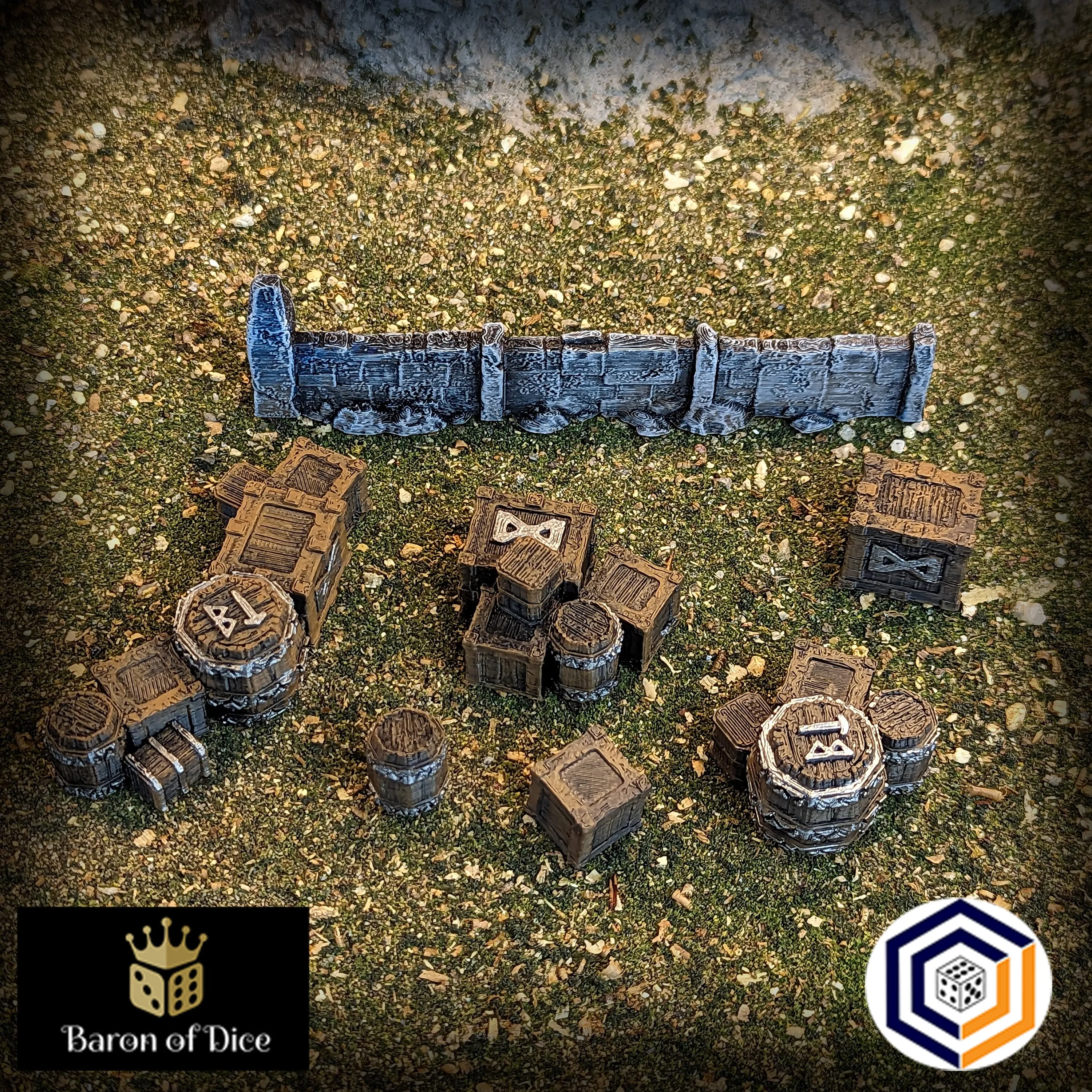 Kingdom of Durak Deep Dwarven Scatter Set (STL File)