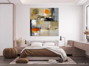 Large Abstract Art for Bedroom, Simple Modern Acrylic Art, Modern Original Abstract Art, Canvas Paintings for Sale, Contemporary Canvas Art