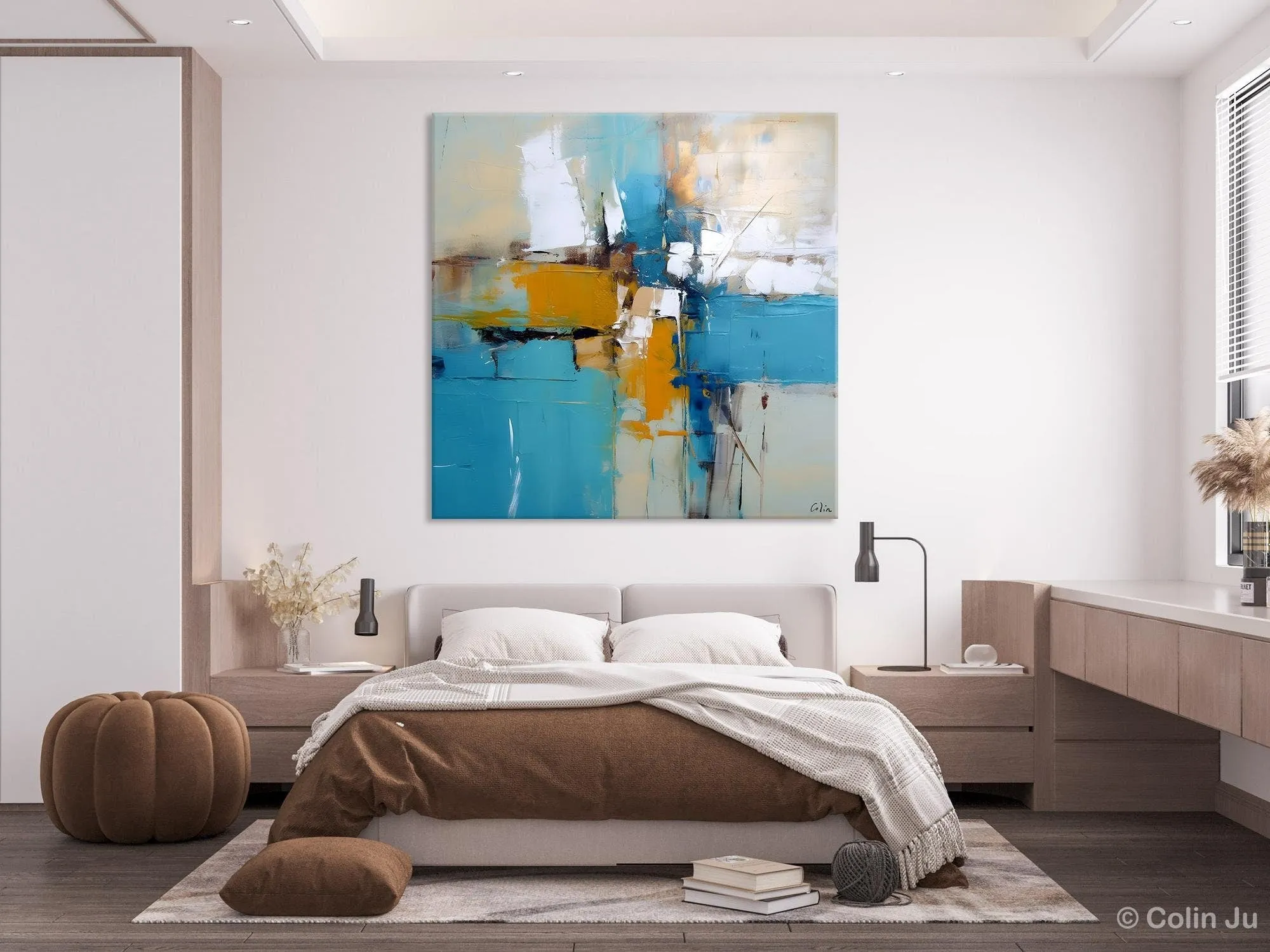 Large Abstract Painting for Bedroom, Original Modern Wall Art Paintings, Oversized Contemporary Canvas Paintings, Modern Acrylic Artwork